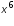 «math xmlns=¨http://www.w3.org/1998/Math/MathML¨»«msup»«mi»x«/mi»«mn»6«/mn»«/msup»«/math»